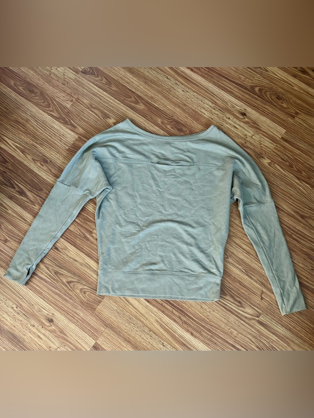 Light Grey Long Sleeve Zumba Top